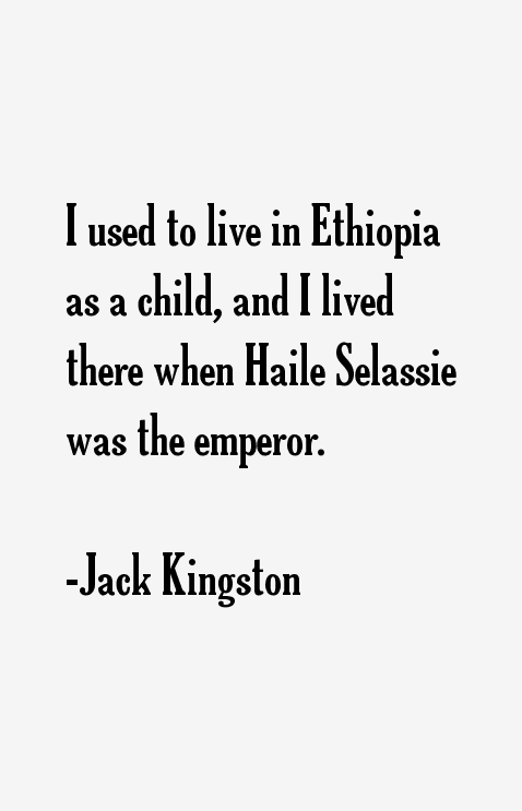 Jack Kingston Quotes