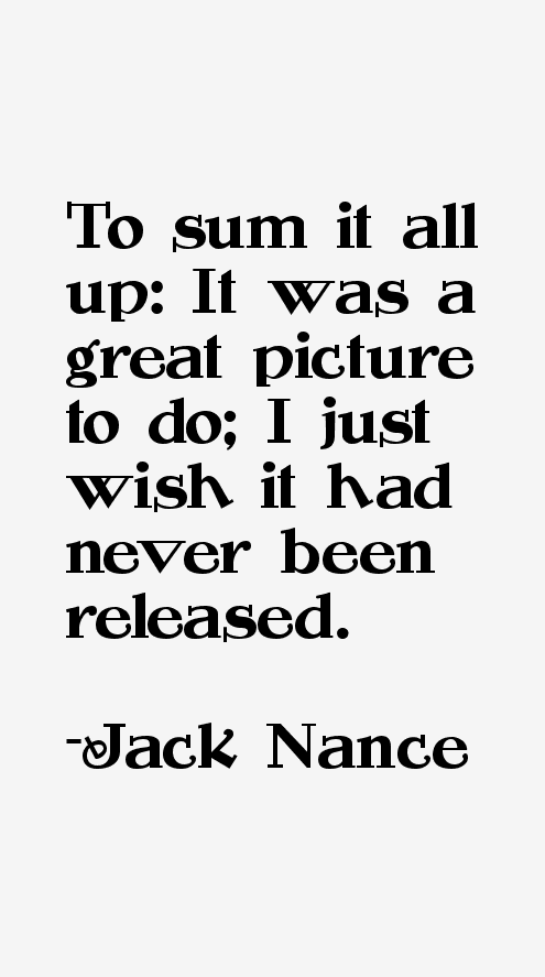 Jack Nance Quotes