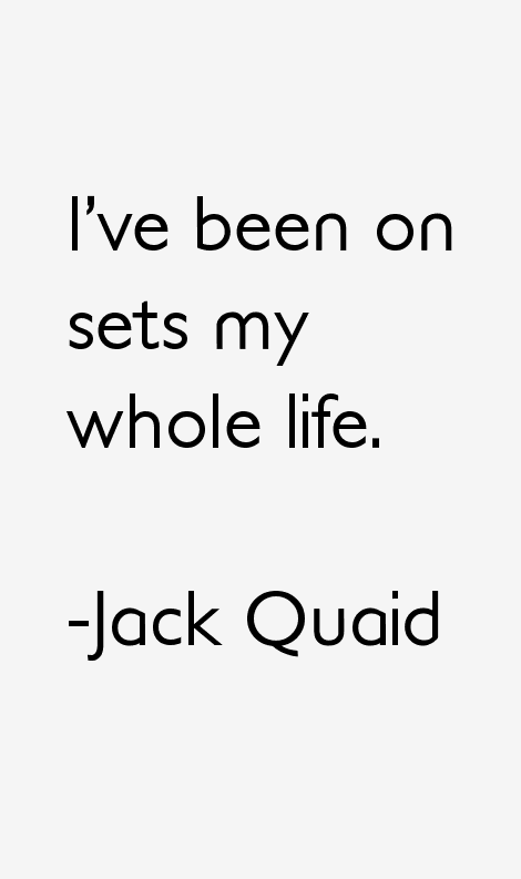Jack Quaid Quotes & Sayings