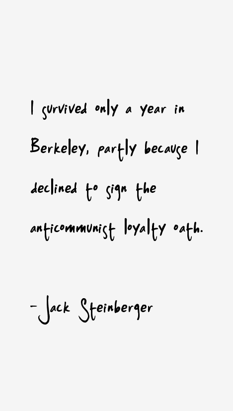 Jack Steinberger Quotes