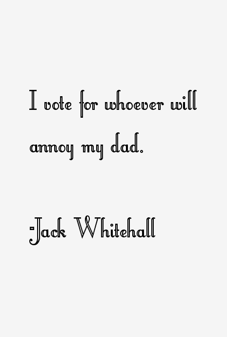 Jack Whitehall Quotes