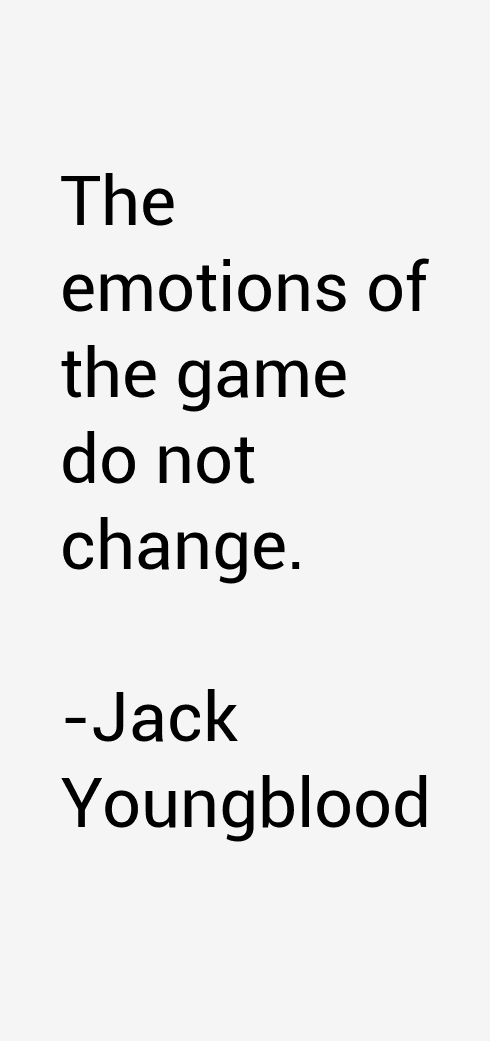Jack Youngblood Quotes