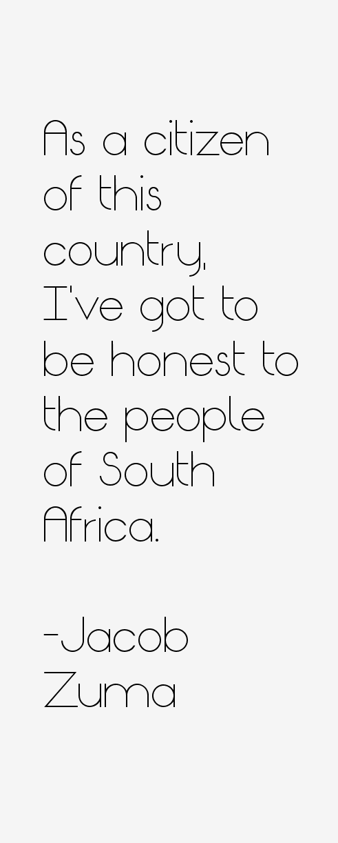 Jacob Zuma Quotes