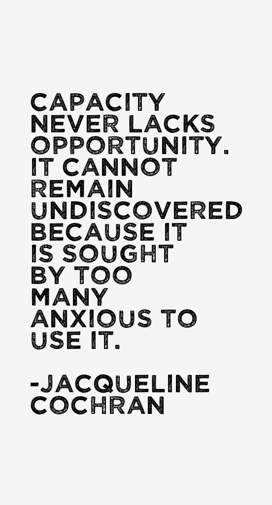 Jacqueline Cochran Quotes