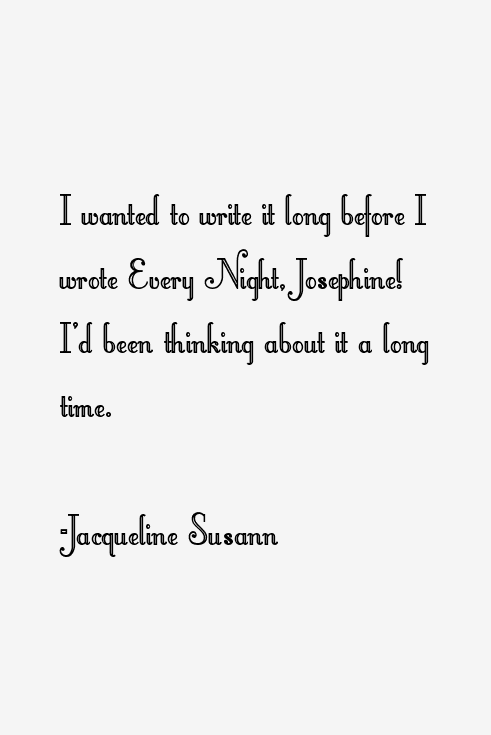 Jacqueline Susann Quotes