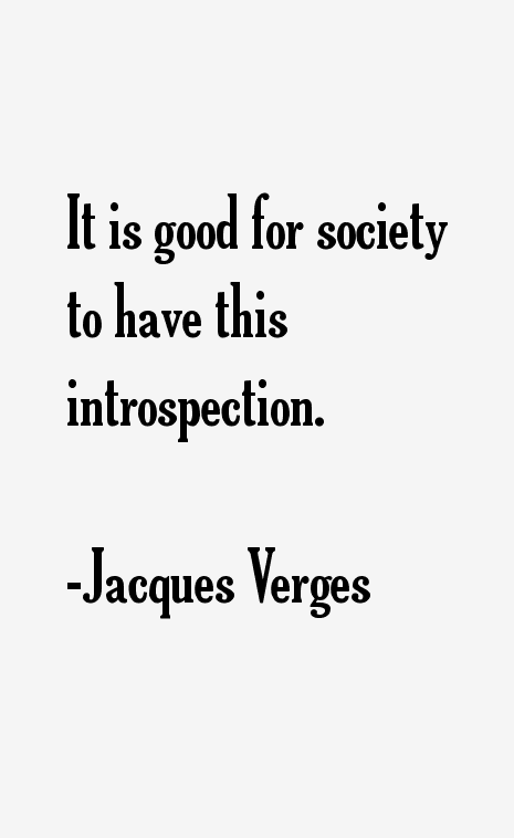 Jacques Verges Quotes