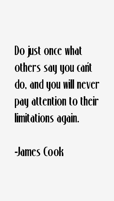 James Cook Quotes