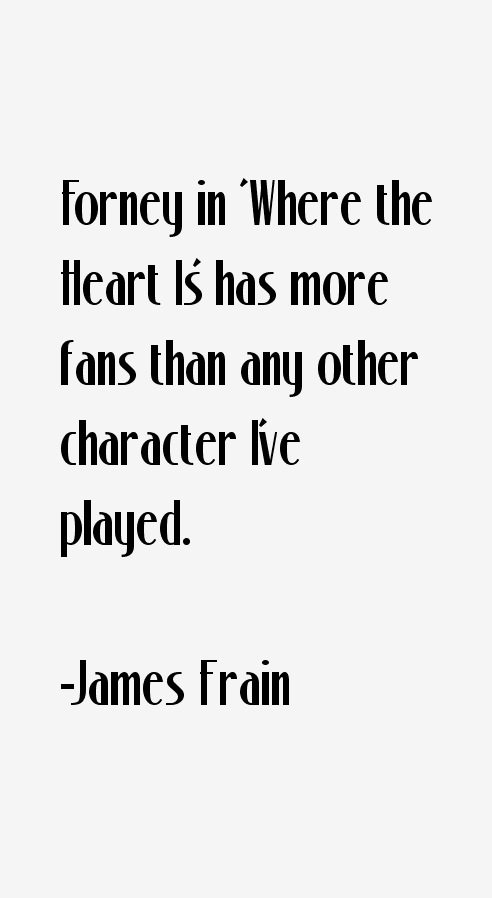 James Frain Quotes