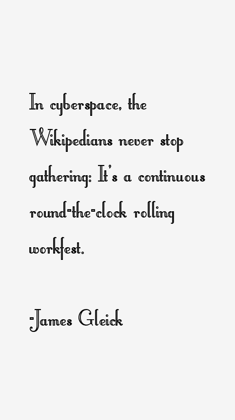 James Gleick Quotes