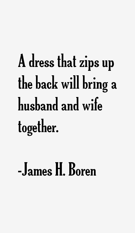 James H. Boren Quotes