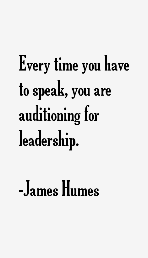 James Humes Quotes