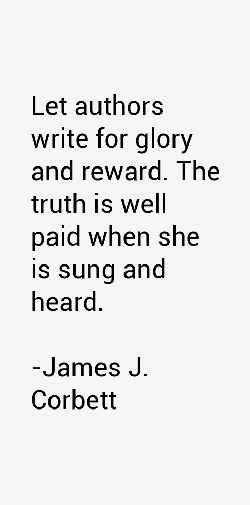 James J. Corbett Quotes