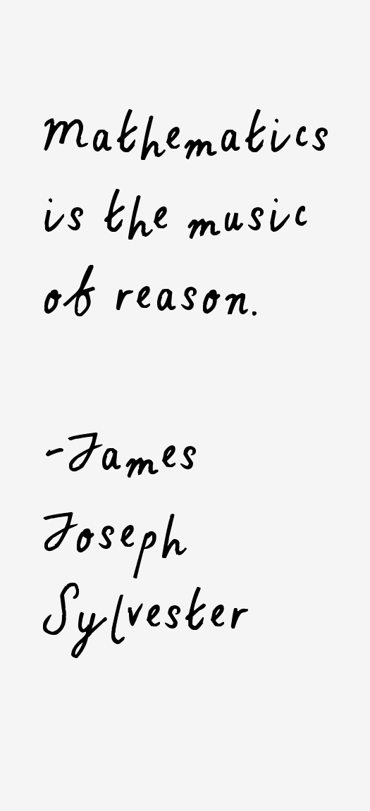 James Joseph Sylvester Quotes