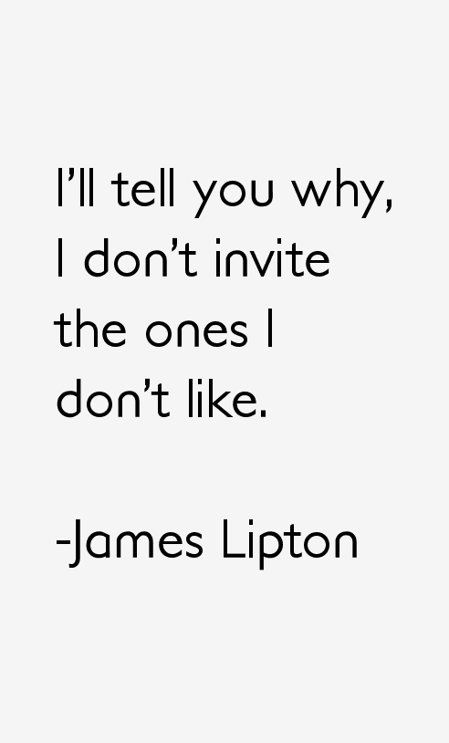 James Lipton Quotes