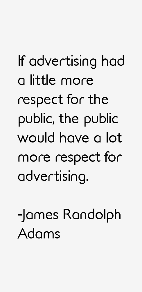James Randolph Adams Quotes