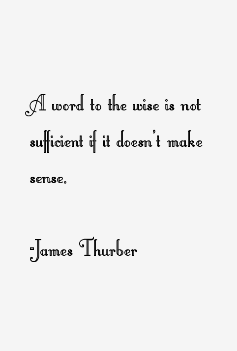 James Thurber Quotes