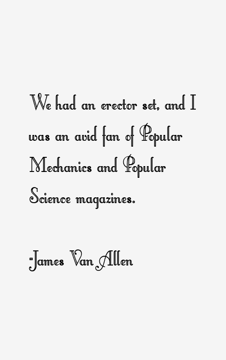 James Van Allen Quotes