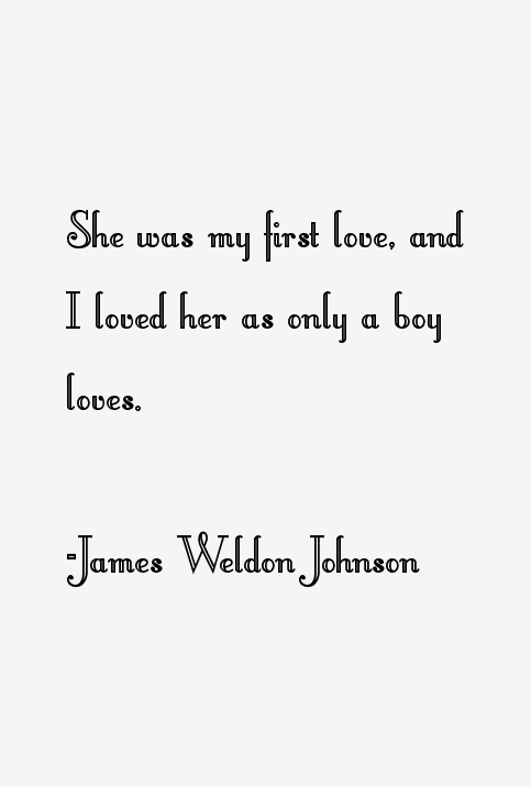 James Weldon Johnson Quotes