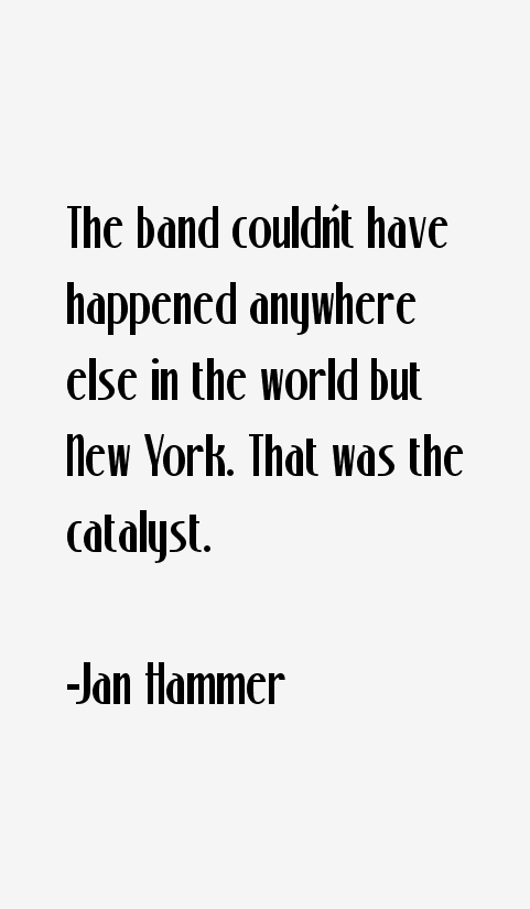 Jan Hammer Quotes