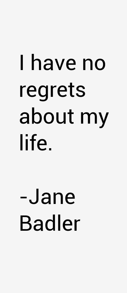 Jane Badler Quotes