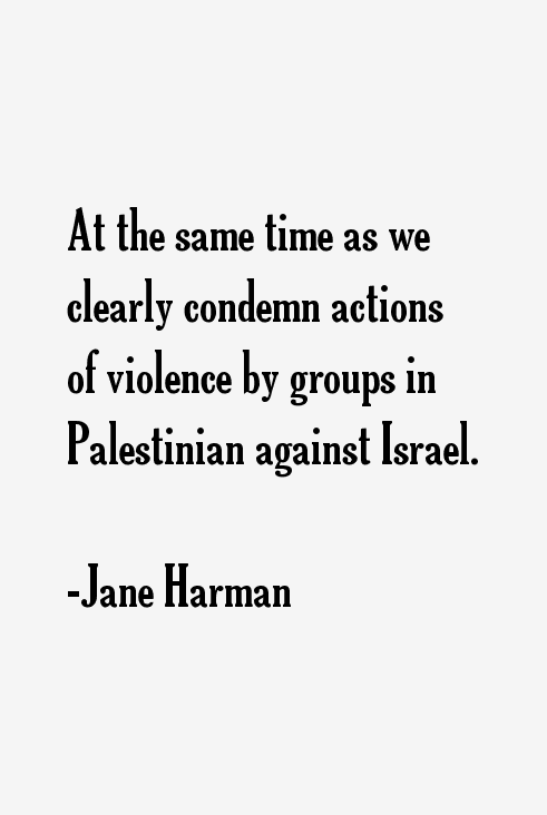 Jane Harman Quotes