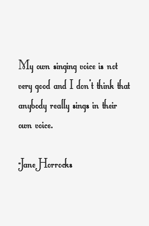 Jane Horrocks Quotes