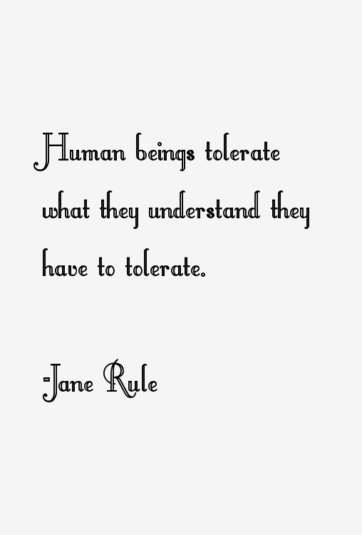 Jane Rule Quotes