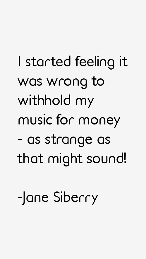 Jane Siberry Quotes