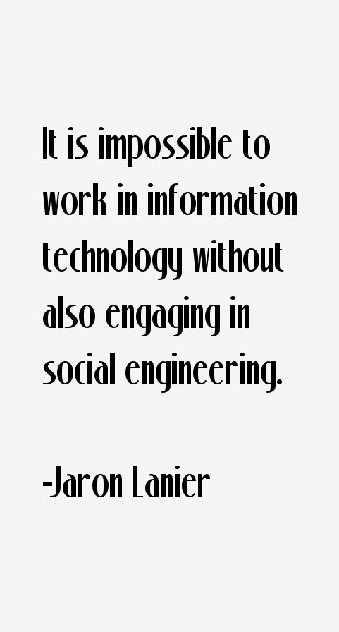 Jaron Lanier Quotes