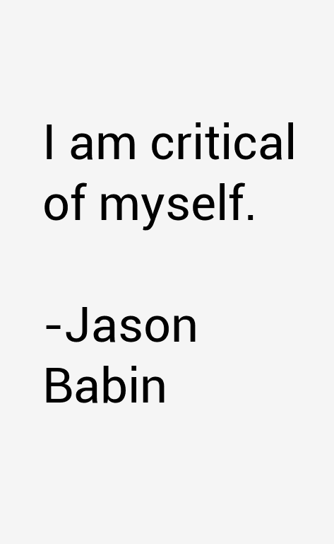 Jason Babin Quotes
