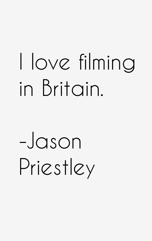 Jason Priestley Quotes