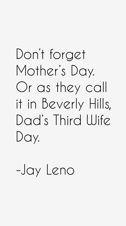 Jay Leno Quotes