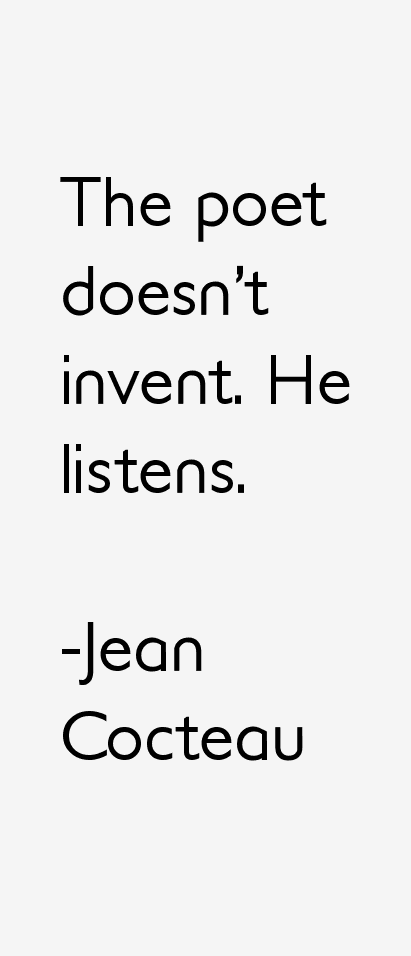 Jean Cocteau Quotes