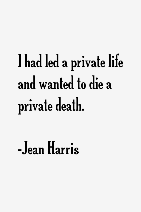 Jean Harris Quotes
