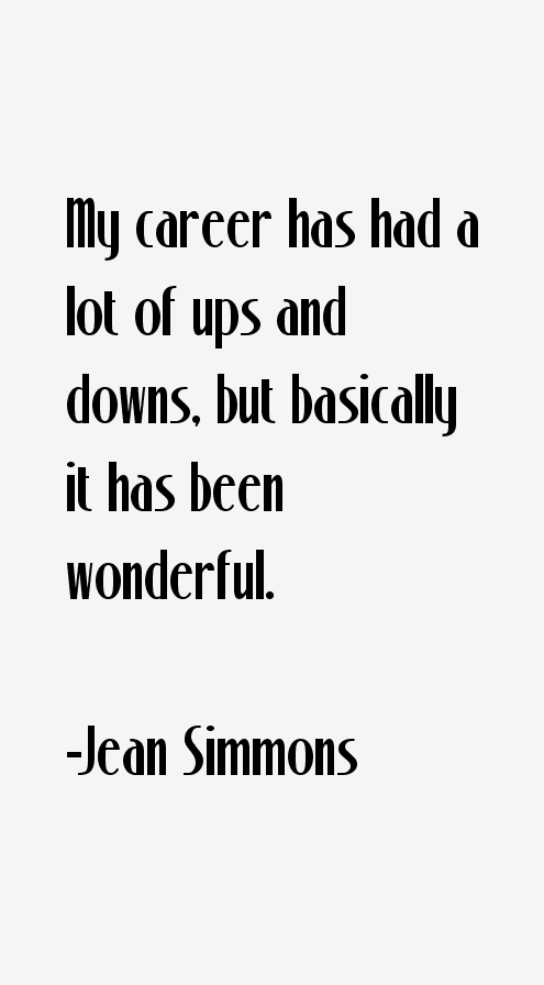 Jean Simmons Quotes