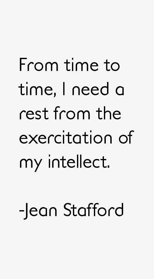 Jean Stafford Quotes