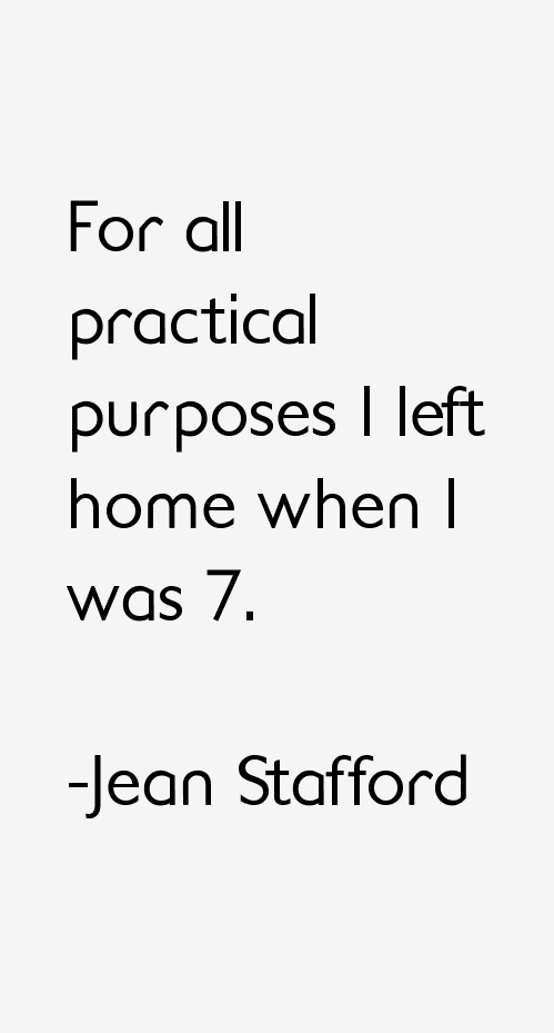 Jean Stafford Quotes