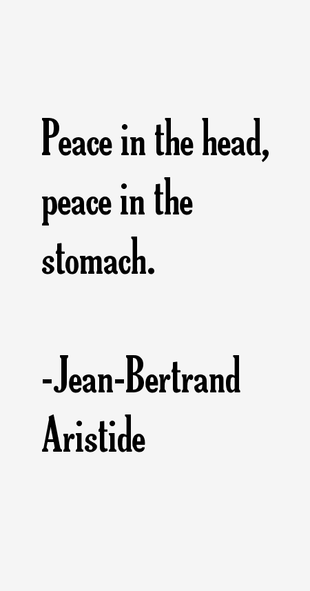 Jean-Bertrand Aristide Quotes