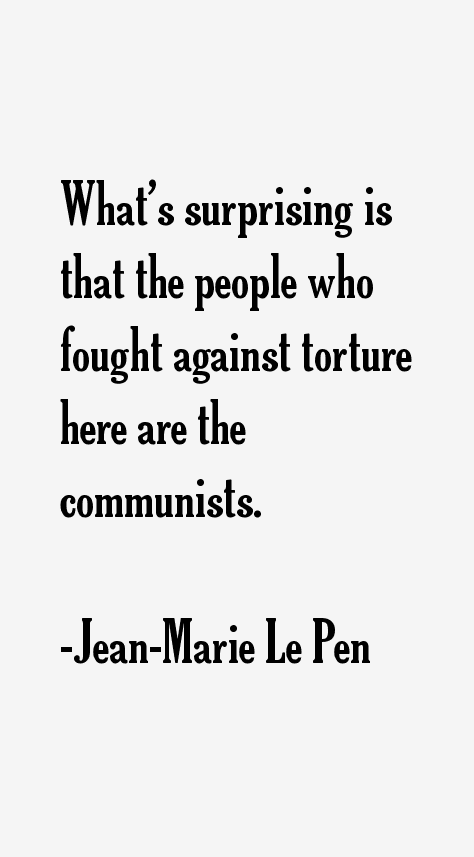 Jean-Marie Le Pen Quotes