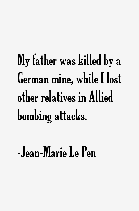 Jean-Marie Le Pen Quotes