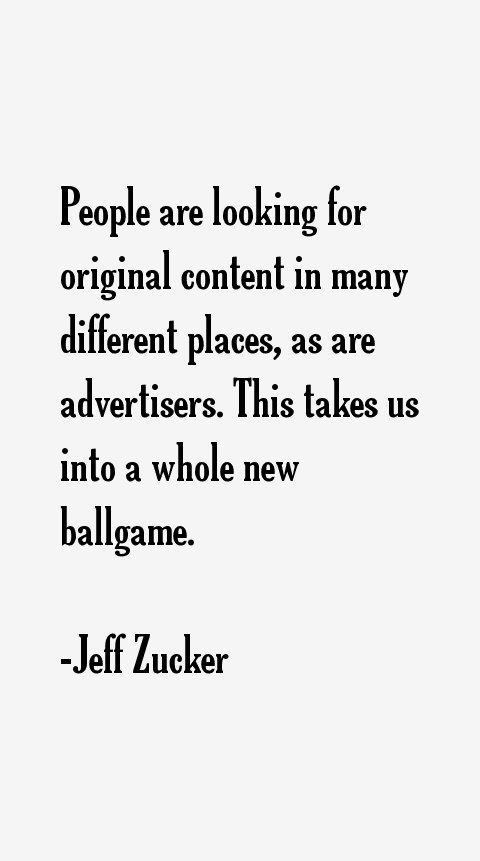 Jeff Zucker Quotes