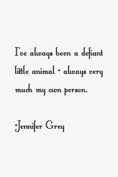 Jennifer Grey Quotes