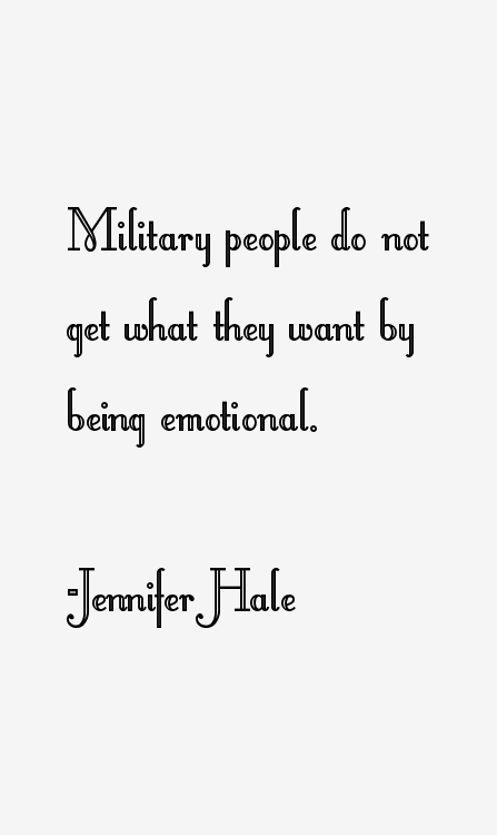 Jennifer Hale Quotes