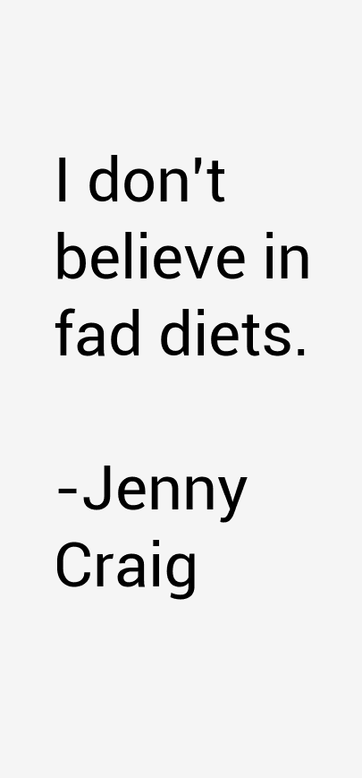 Jenny Craig Quotes