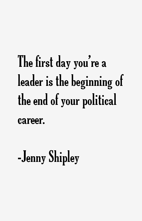 Jenny Shipley Quotes