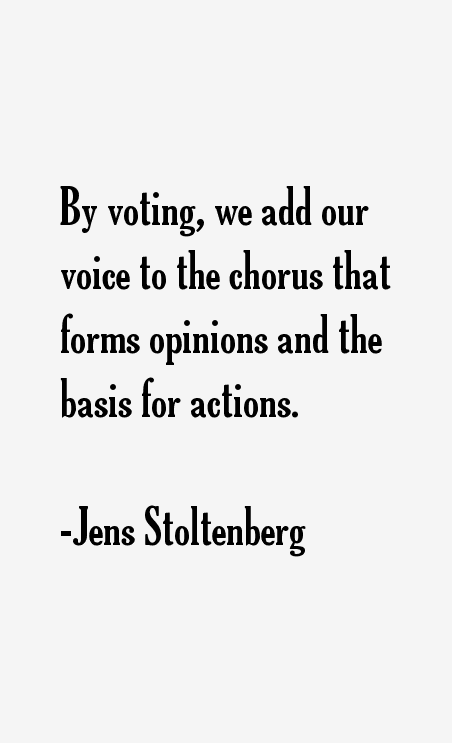 Jens Stoltenberg Quotes