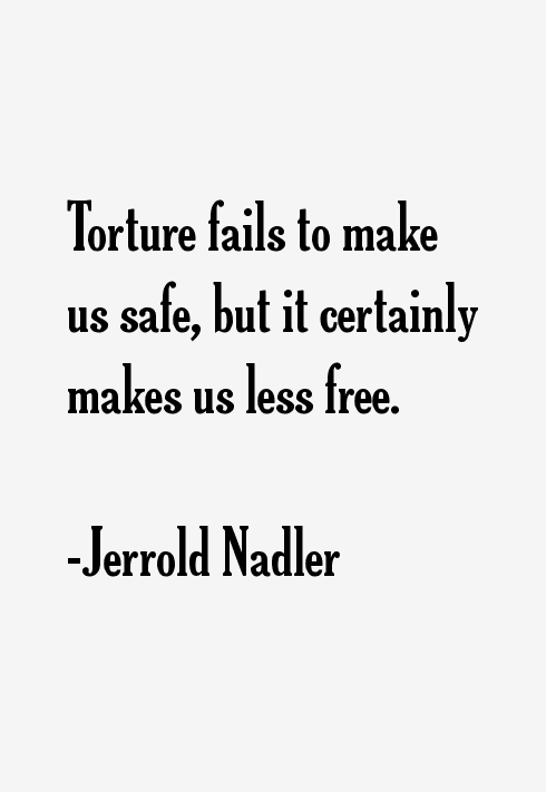 Jerrold Nadler Quotes