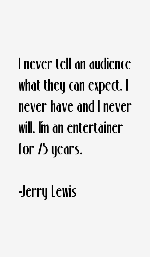 Jerry Lewis Quotes