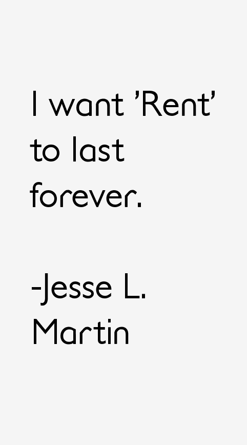 Jesse L. Martin Quotes