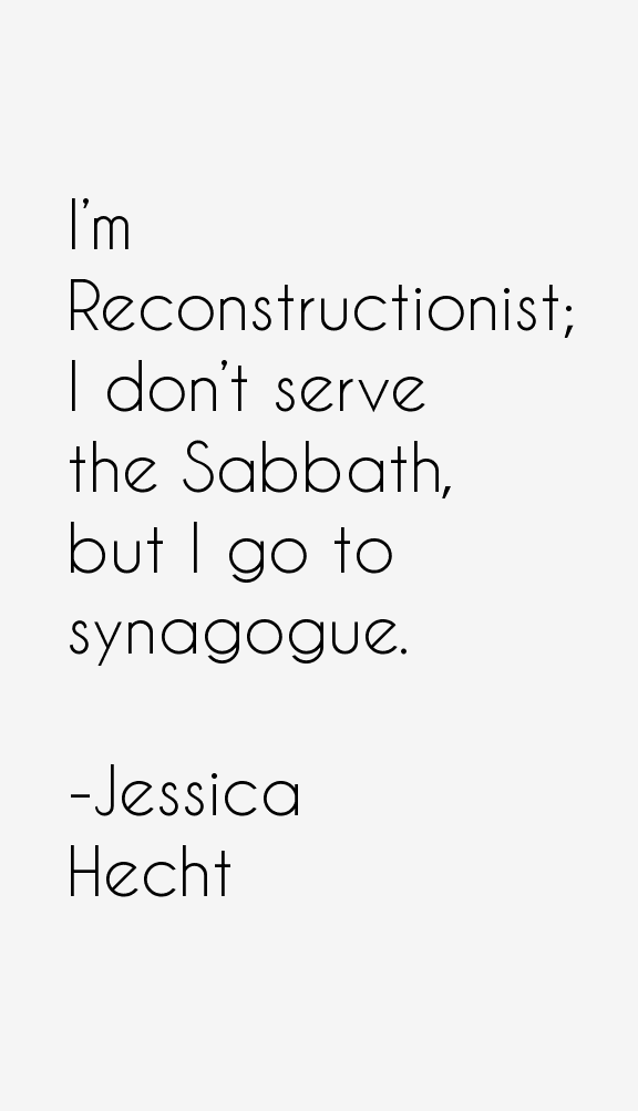 Jessica Hecht Quotes